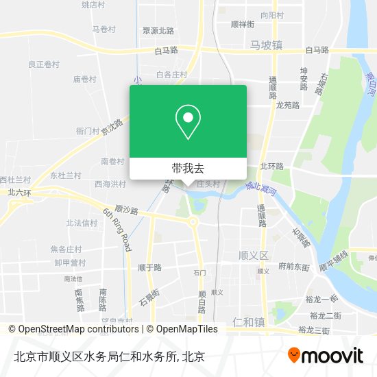 北京市顺义区水务局仁和水务所地图