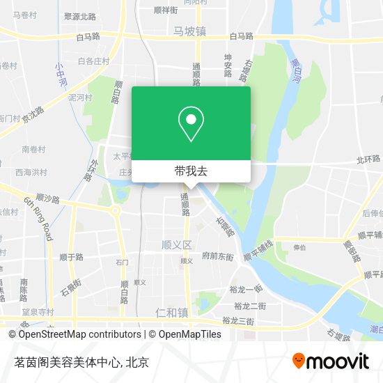 茗茵阁美容美体中心地图
