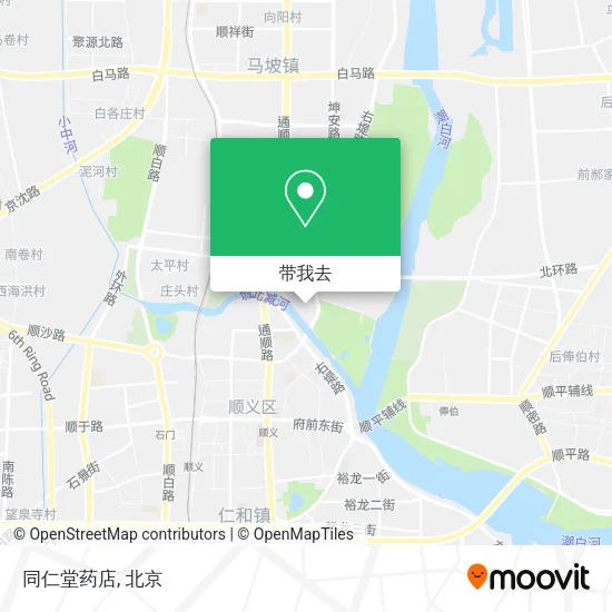 同仁堂药店地图