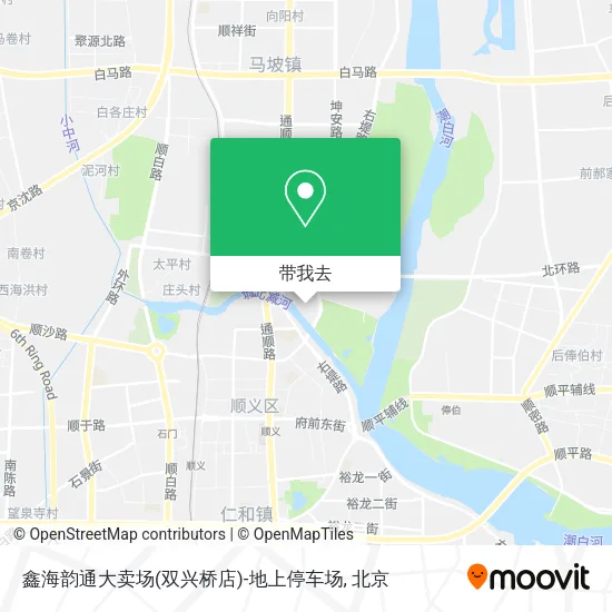 鑫海韵通大卖场(双兴桥店)-地上停车场地图