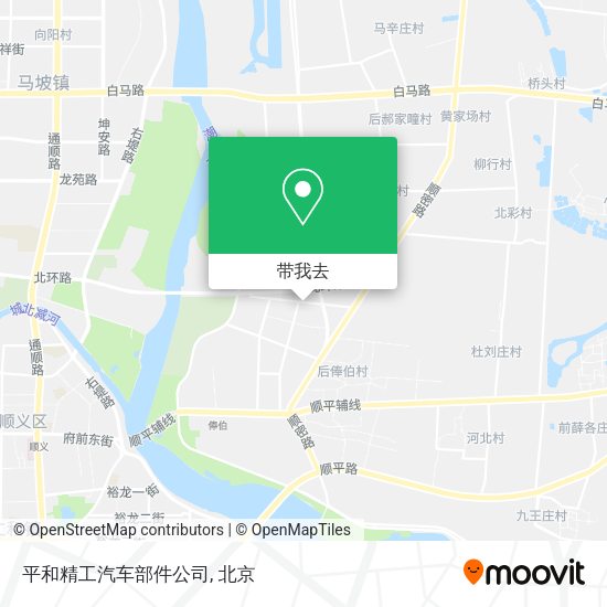 平和精工汽车部件公司地图