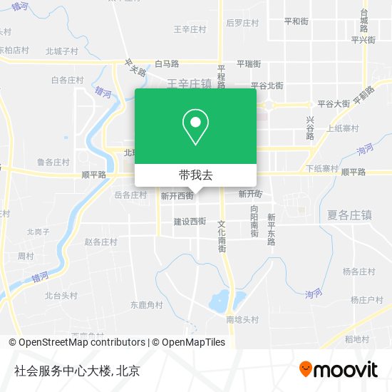 社会服务中心大楼地图