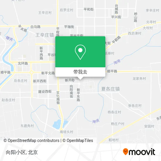 向阳小区地图