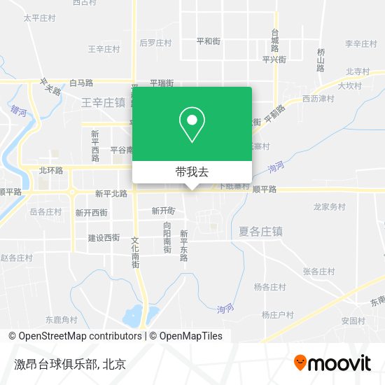 激昂台球俱乐部地图