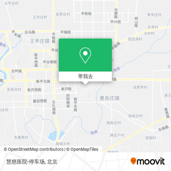 慧慈医院-停车场地图