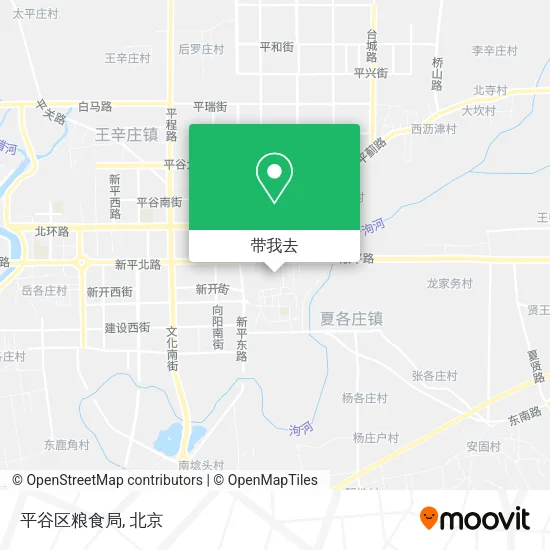 平谷区粮食局地图