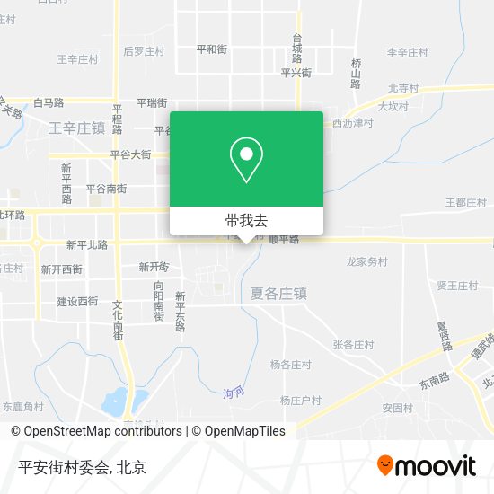 平安街村委会地图