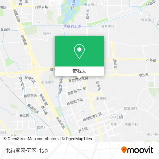 北街家园-五区地图