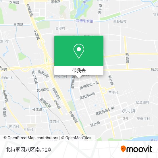 北街家园八区南地图