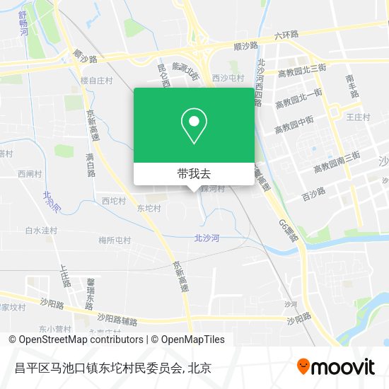 昌平区马池口镇东坨村民委员会地图
