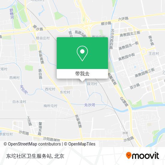 东坨社区卫生服务站地图