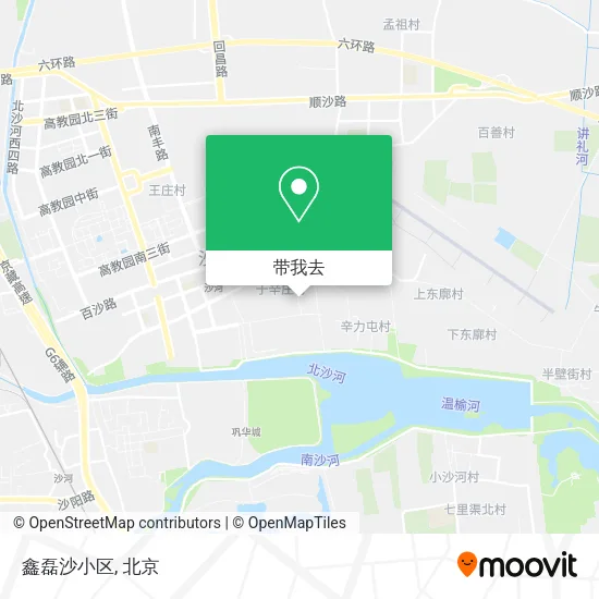 鑫磊沙小区地图