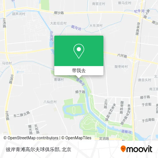 彼岸青滩高尔夫球俱乐部地图