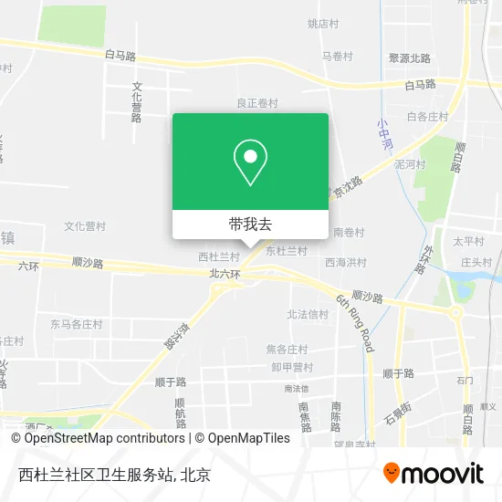 西杜兰社区卫生服务站地图