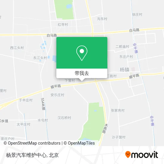 杨景汽车维护中心地图