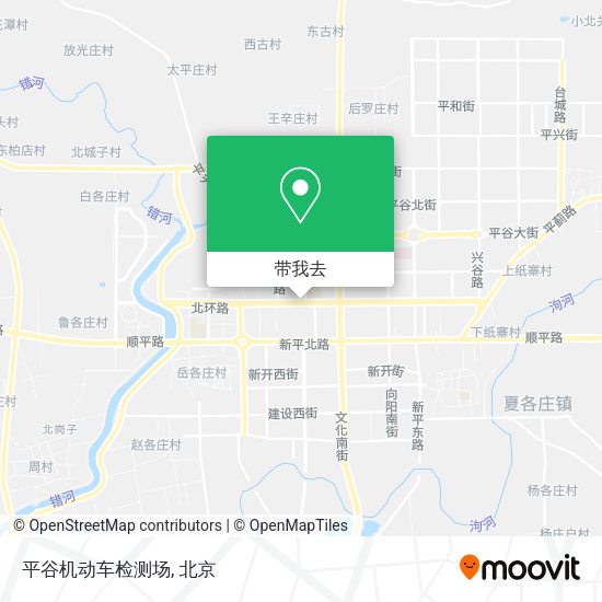平谷机动车检测场地图