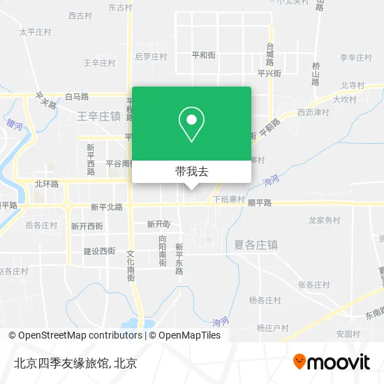 北京四季友缘旅馆地图