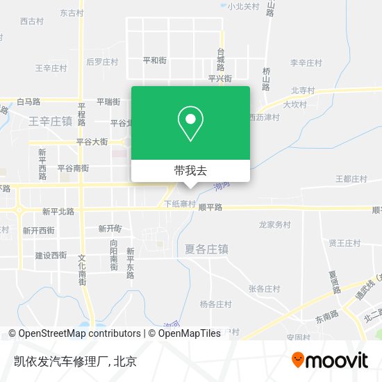 凯依发汽车修理厂地图