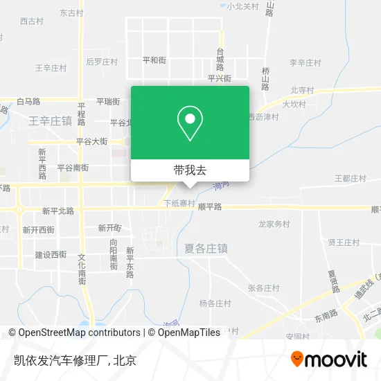 凯依发汽车修理厂地图