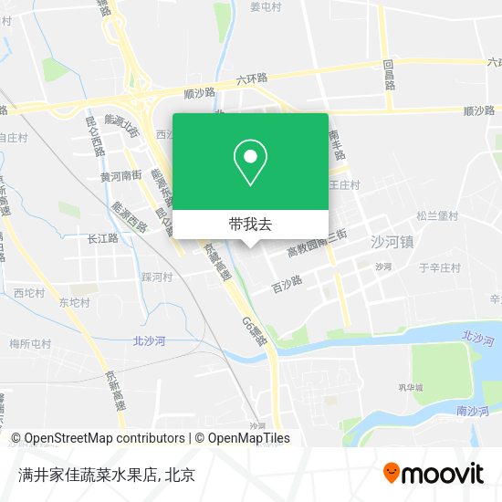 满井家佳蔬菜水果店地图