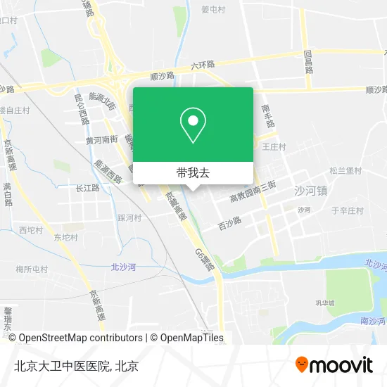 北京大卫中医医院地图