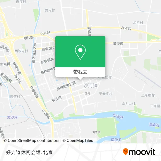 好力道休闲会馆地图