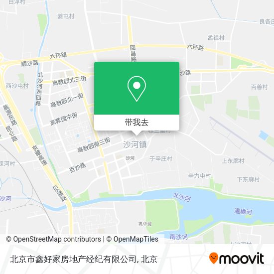 北京市鑫好家房地产经纪有限公司地图