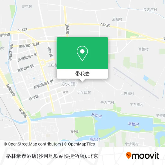格林豪泰酒店(沙河地铁站快捷酒店)地图