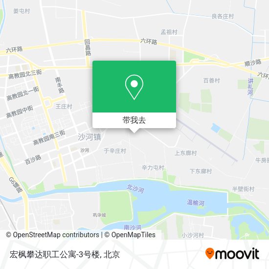 宏枫攀达职工公寓-3号楼地图
