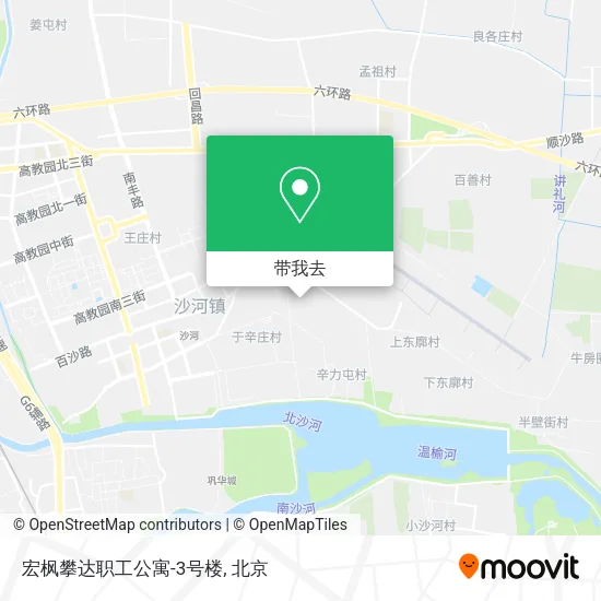 宏枫攀达职工公寓-3号楼地图