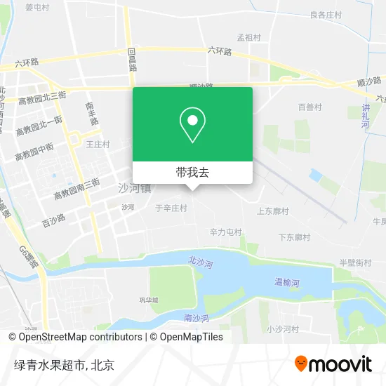 绿青水果超市地图
