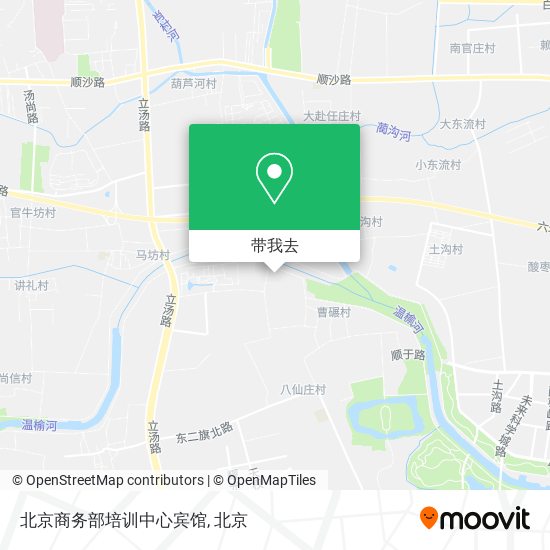 北京商务部培训中心宾馆地图