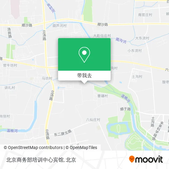 北京商务部培训中心宾馆地图