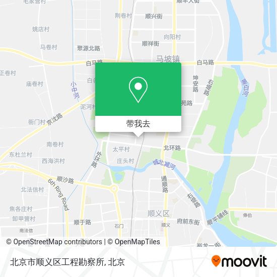 北京市顺义区工程勘察所地图