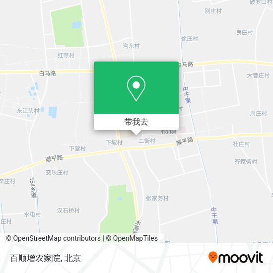 百顺增农家院地图