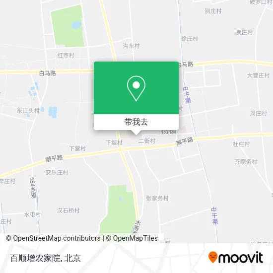 百顺增农家院地图