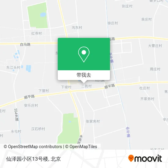 仙泽园小区13号楼地图