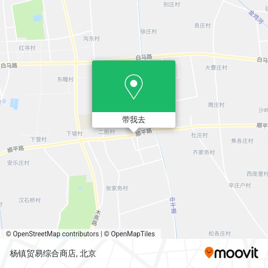 杨镇贸易综合商店地图