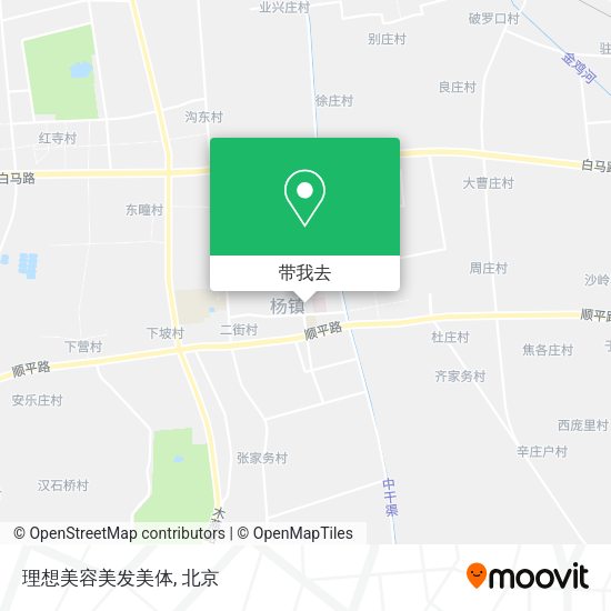 理想美容美发美体地图