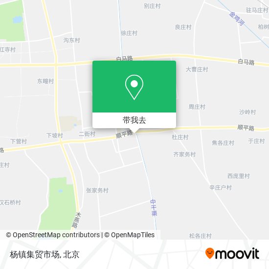杨镇集贸市场地图