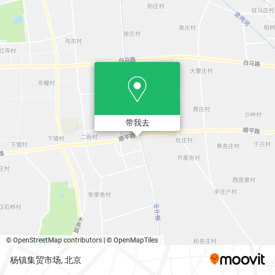 杨镇集贸市场地图