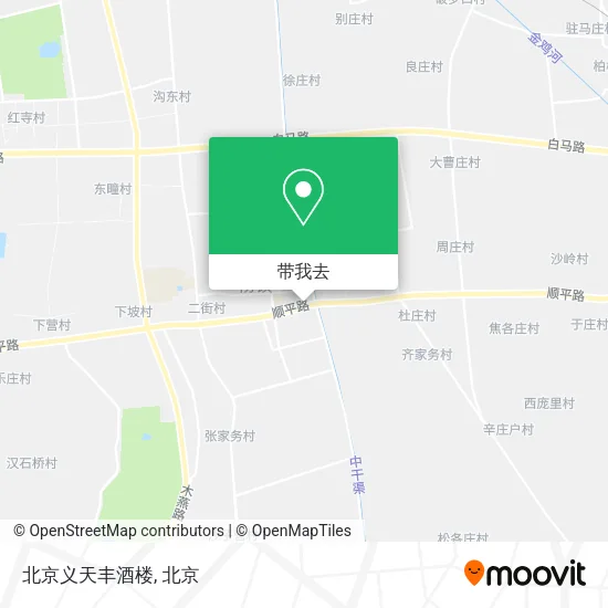 北京义天丰酒楼地图