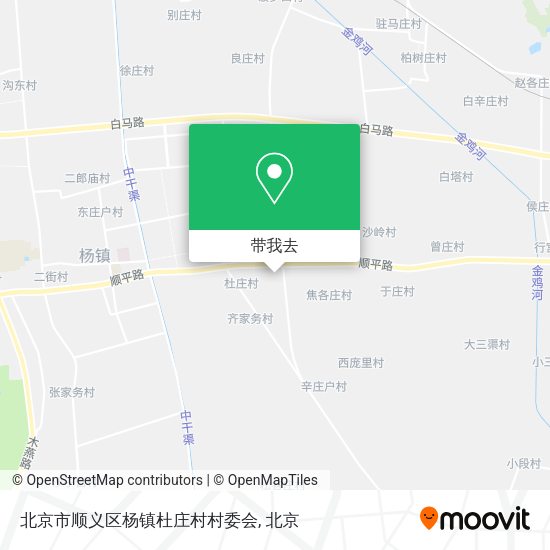 北京市顺义区杨镇杜庄村村委会地图