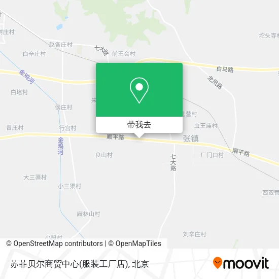 苏菲贝尔商贸中心(服装工厂店)地图
