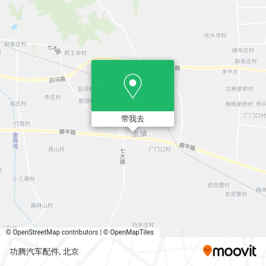 功腾汽车配件地图