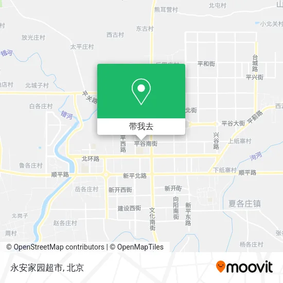 永安家园超市地图