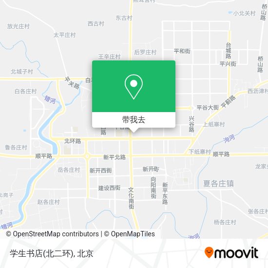 学生书店(北二环)地图