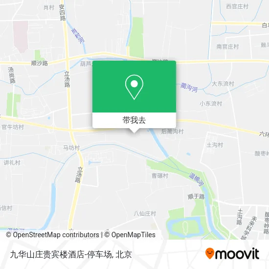 九华山庄贵宾楼酒店-停车场地图
