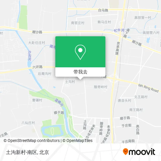 土沟新村-南区地图