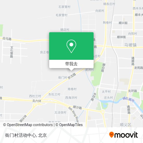 衙门村活动中心地图